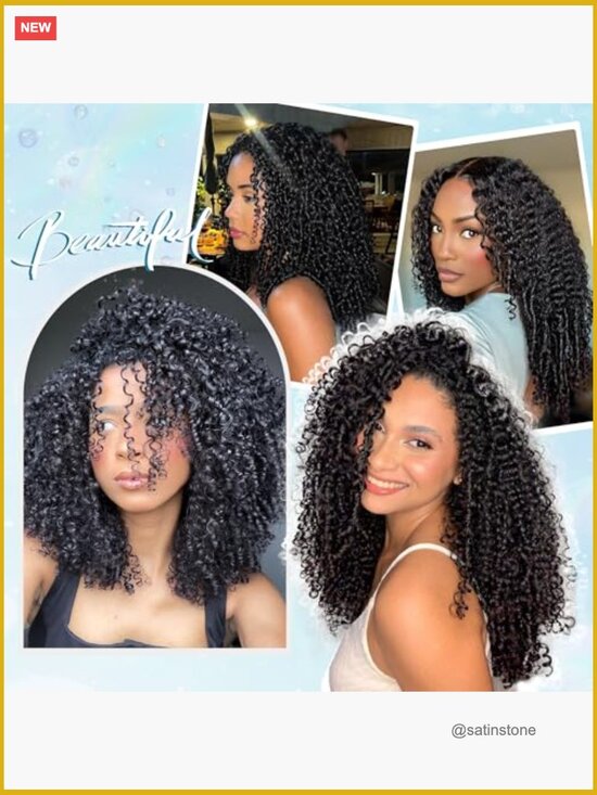 Human Crochet Hair 16 Inch Burmese Curly 180g Pre-Separated Feather Crochet main image 6